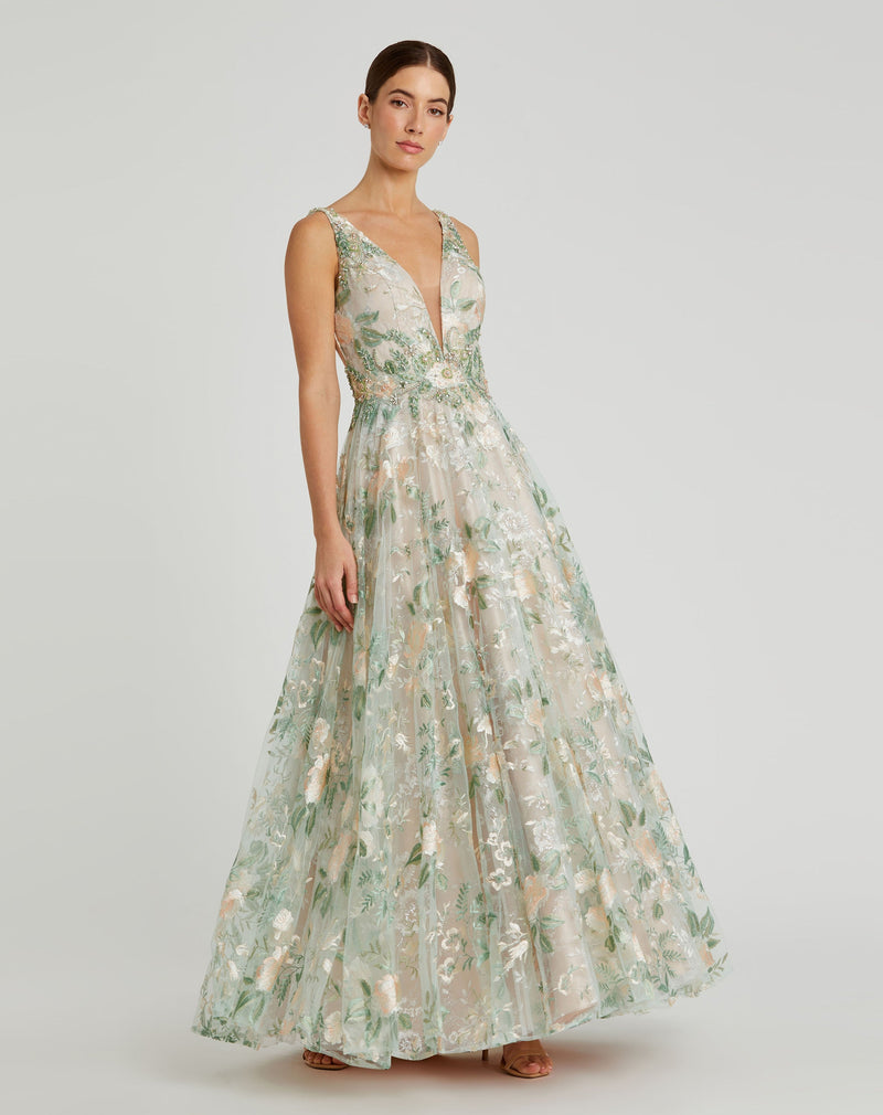 Mac Duggal 79329-CreamMulti-AB