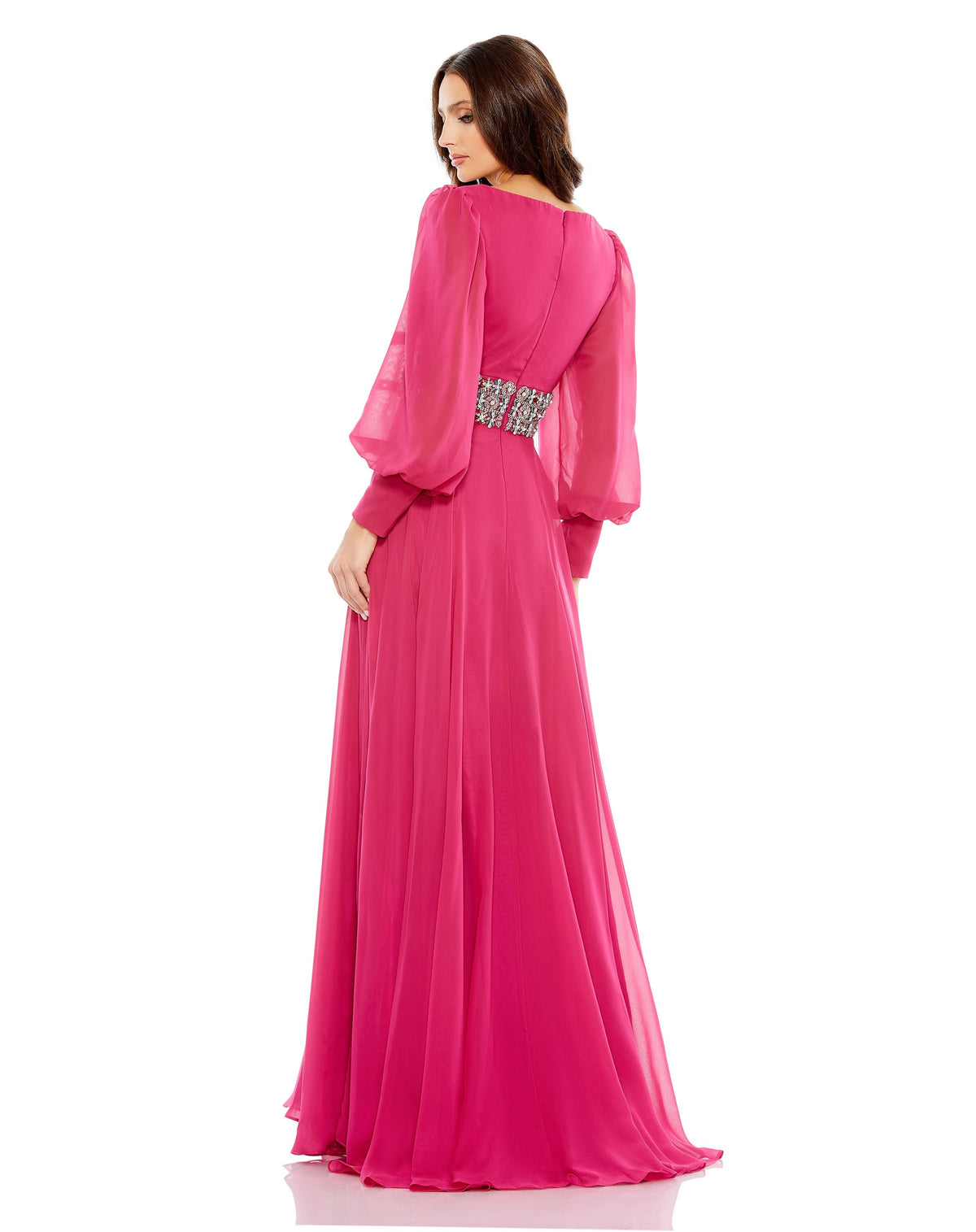 Mac Duggal 79390-Cranberry-BK