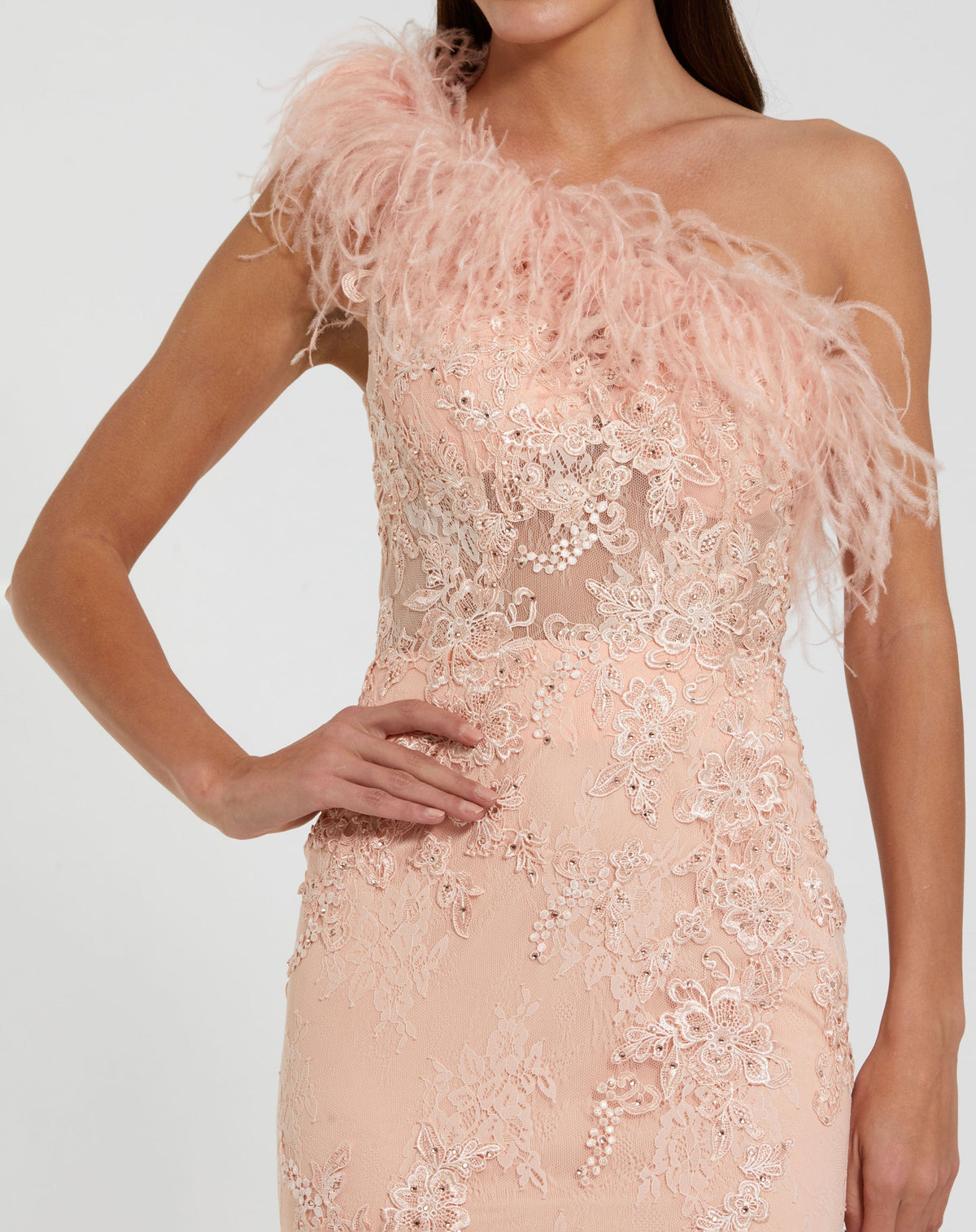 Mac Duggal 79451-Peach-CL