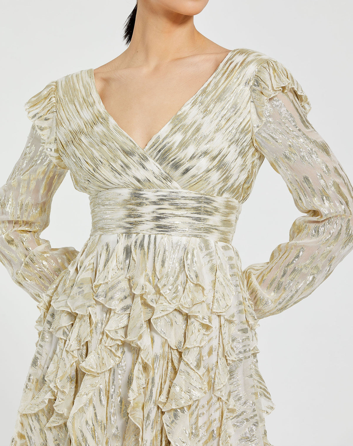 Mac Duggal 9305-GoldMulti-CL