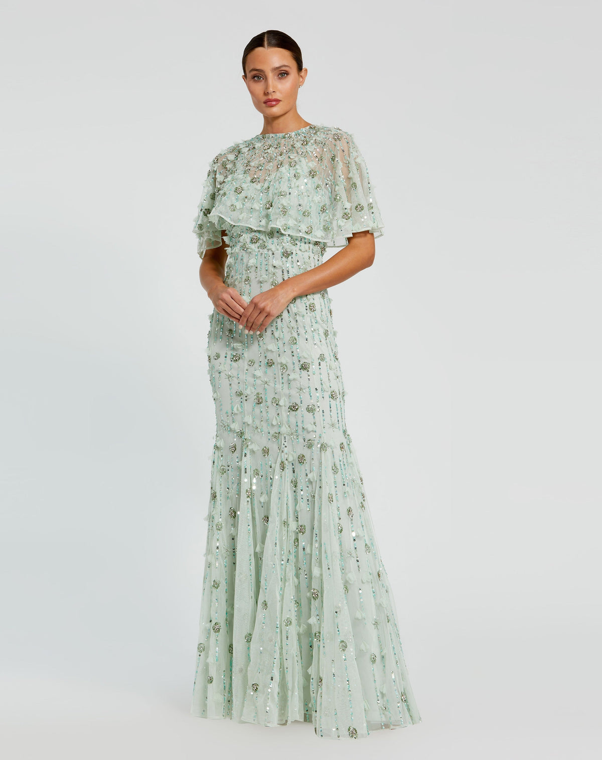 Mac Duggal 93653-Sage-AB
