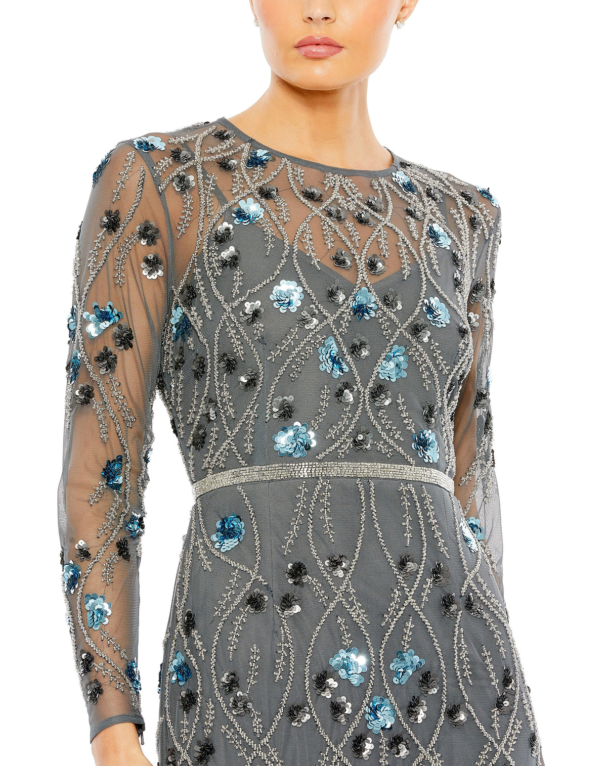 Mac Duggal 93772-Charcoal-CL
