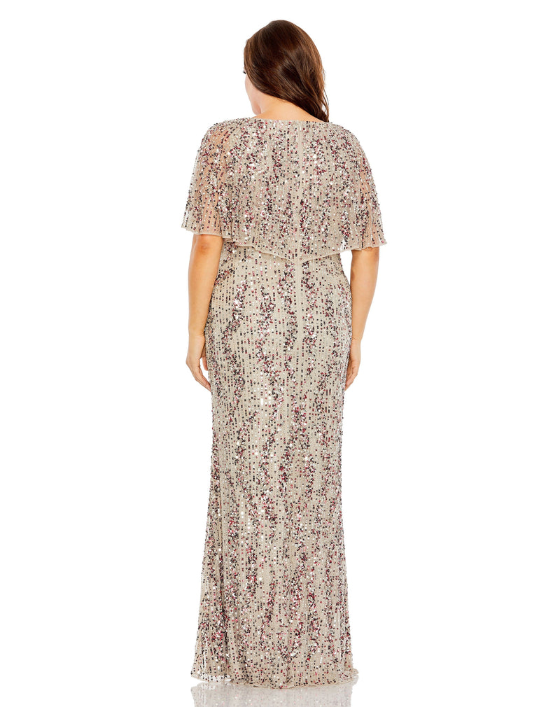 Mac Duggal 93867-Taupe-BK