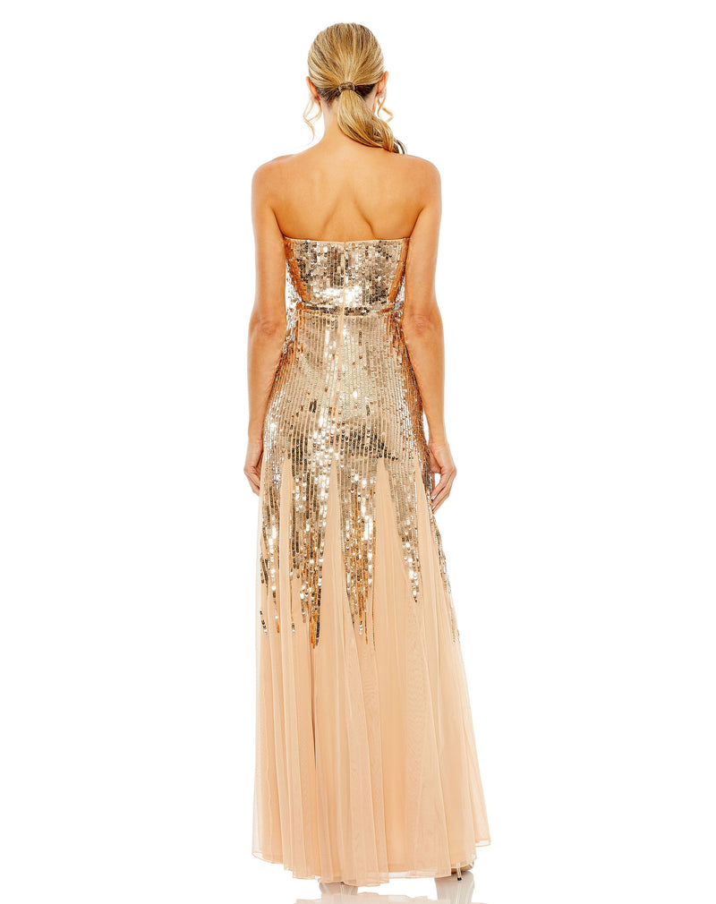 Mac Duggal 93959-RoseGold-BK