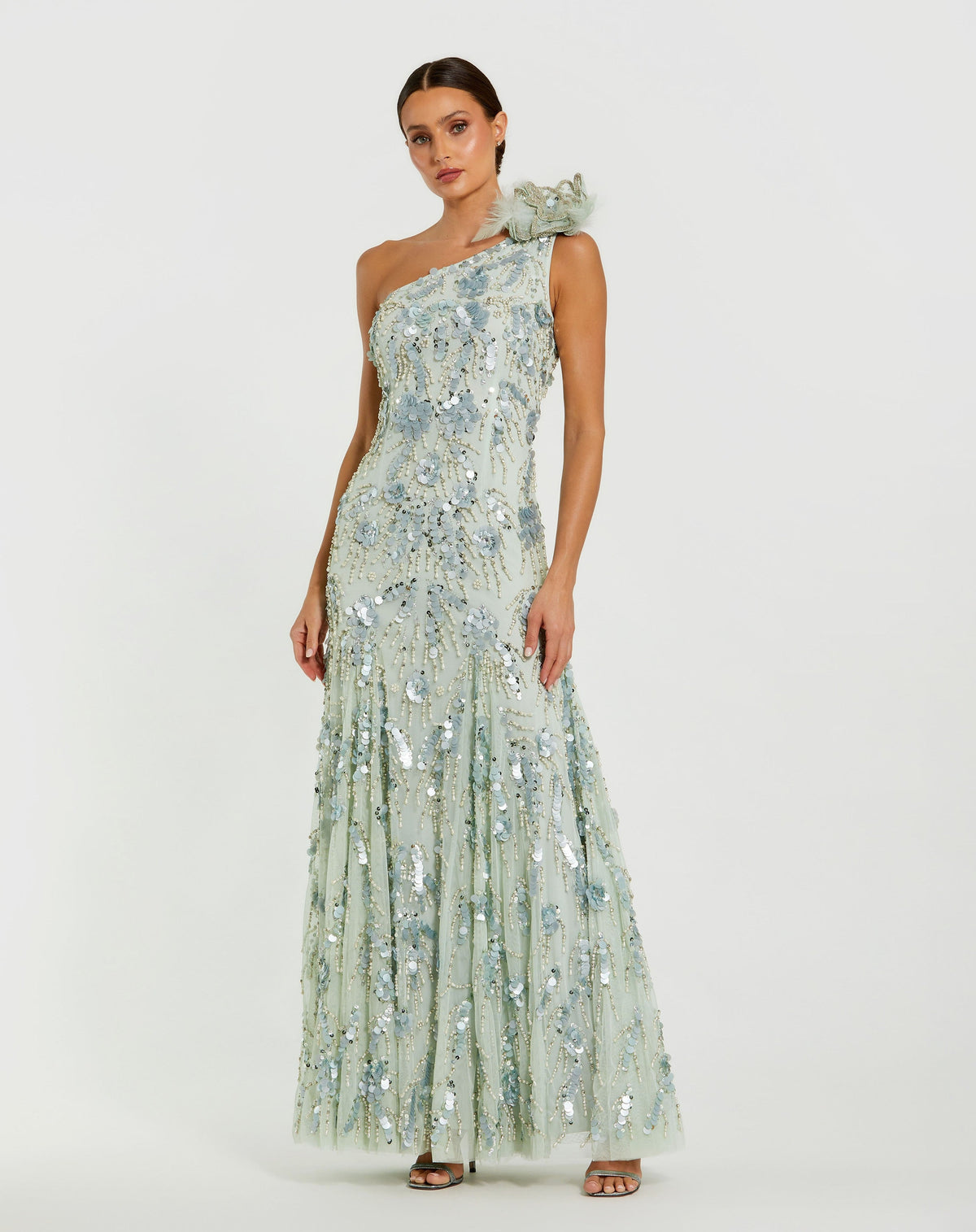 Mac Duggal 94151-Sage-AB