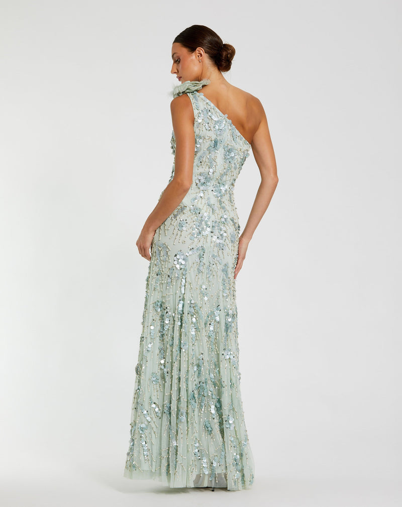 Mac Duggal 94151-Sage-BK