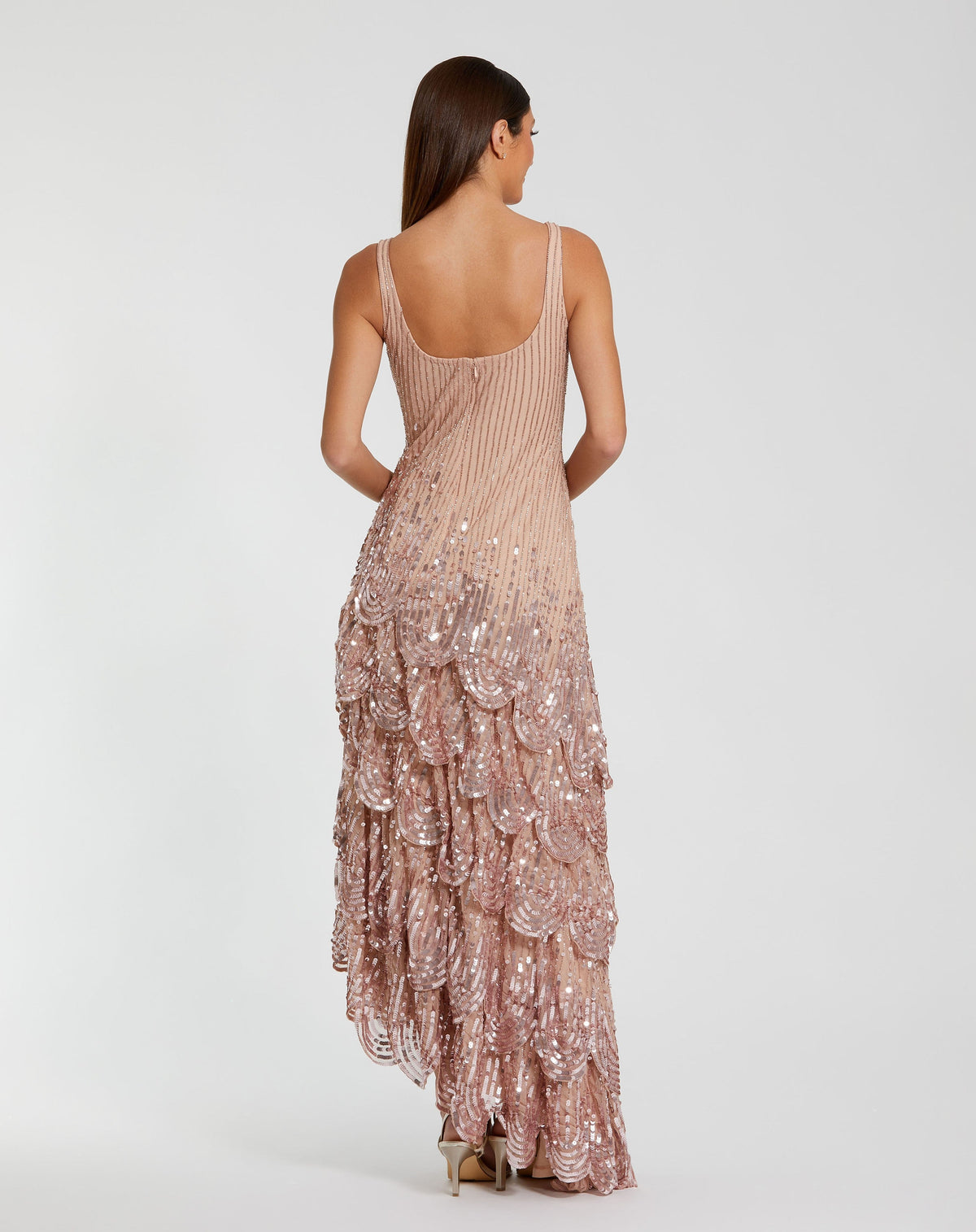 Mac Duggal 94195-AntiqueRose-BK