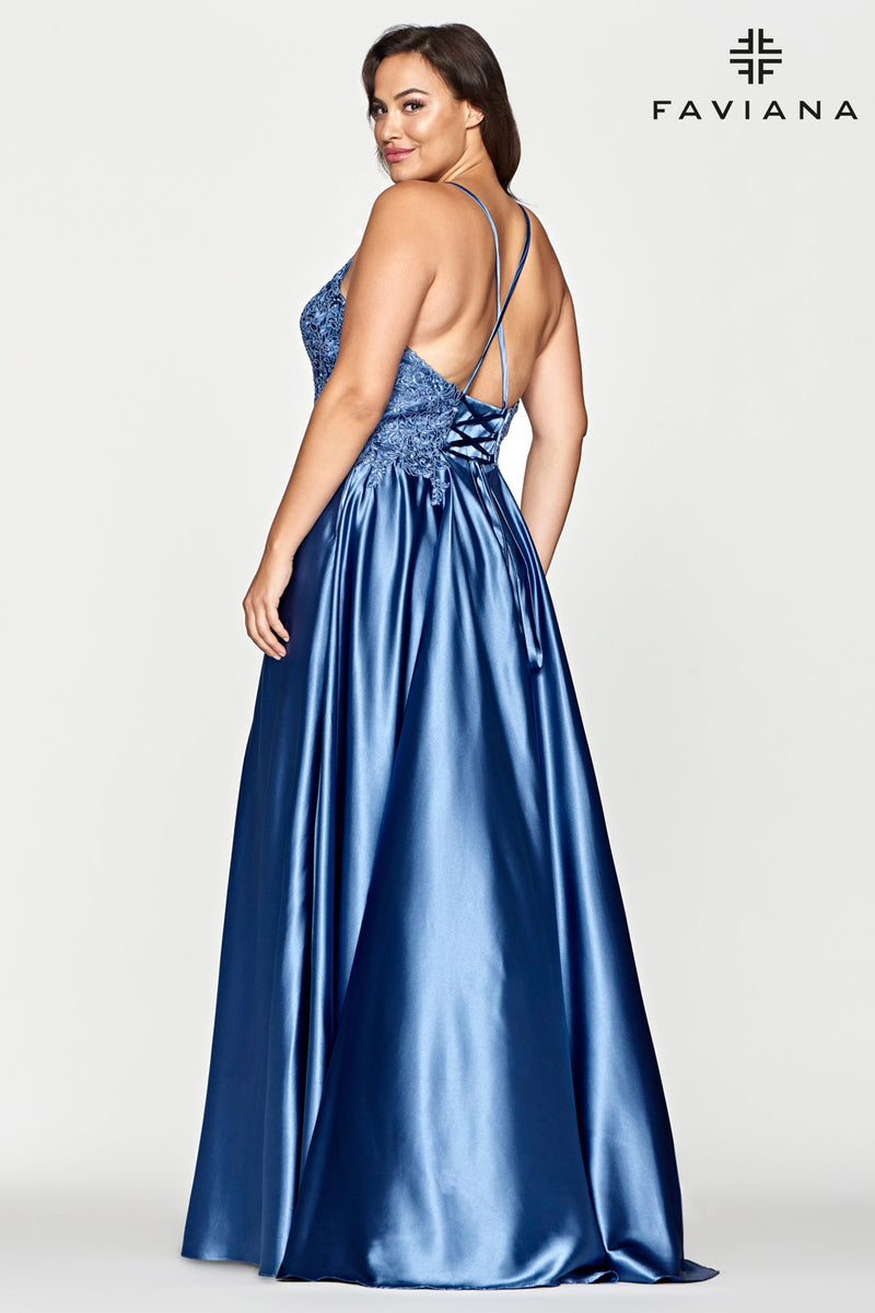 Faviana 9498_STEEL_BLUE_BACK