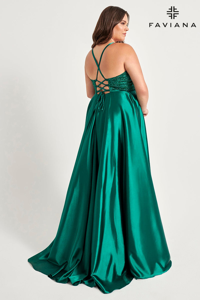 Faviana 9524_EMERALD_BACK