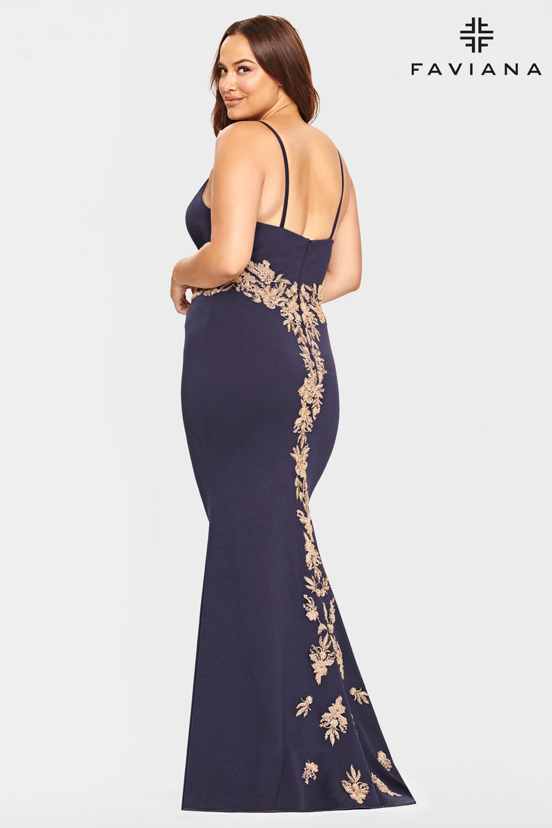 Faviana 9540_NAVY_BACK