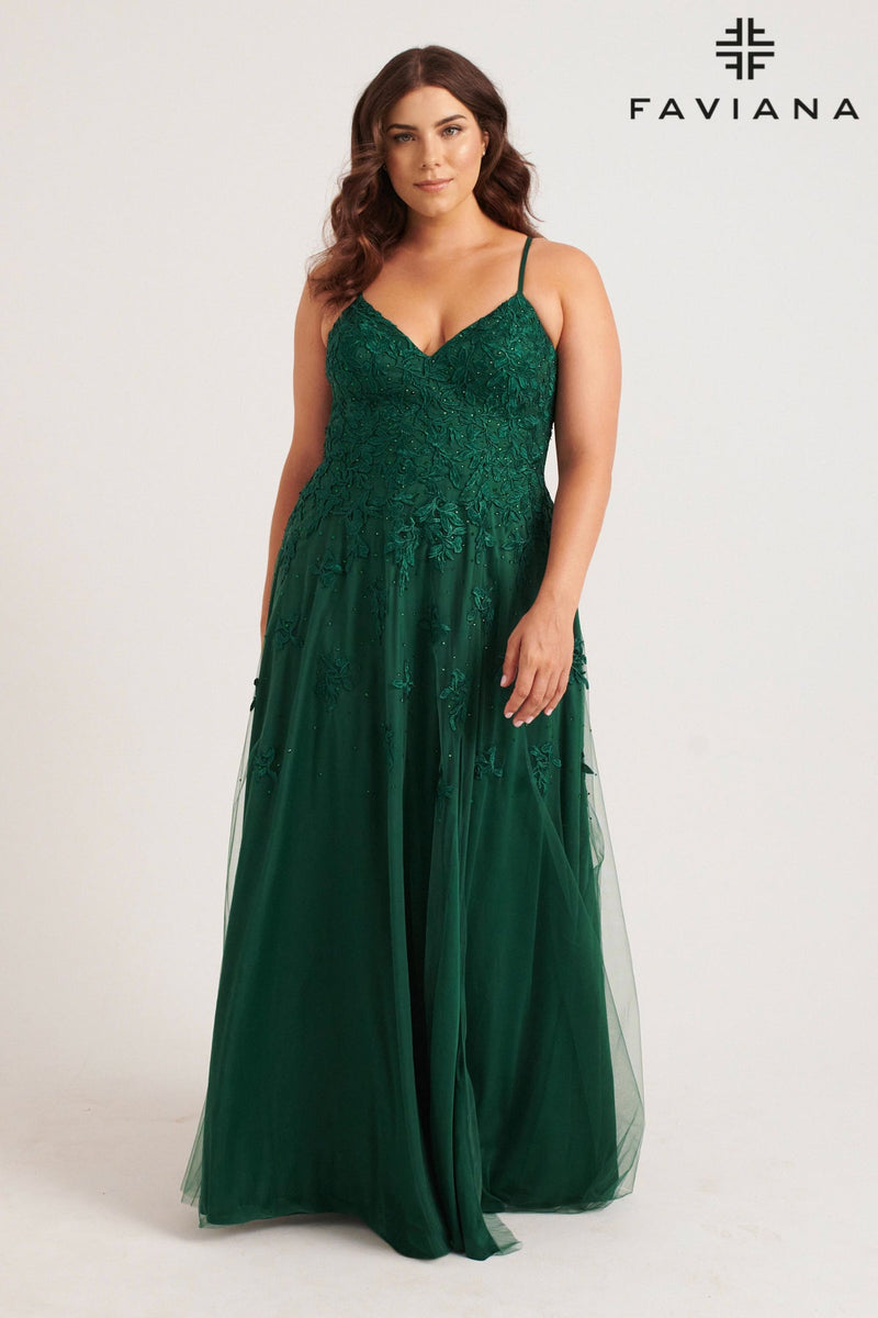Faviana 9552_FOREST_GREEN_ALT