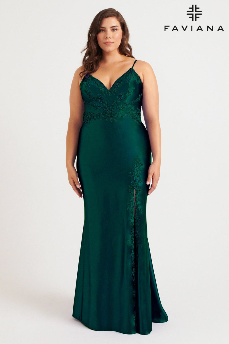 Faviana 9562_DARK_HUNTER_GREEN_FRONT