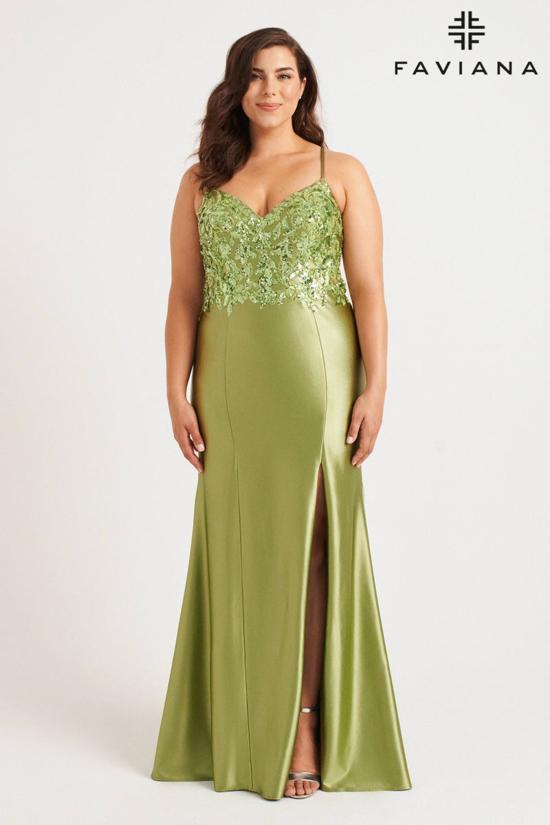 Faviana 9563_SAGE_FRONT