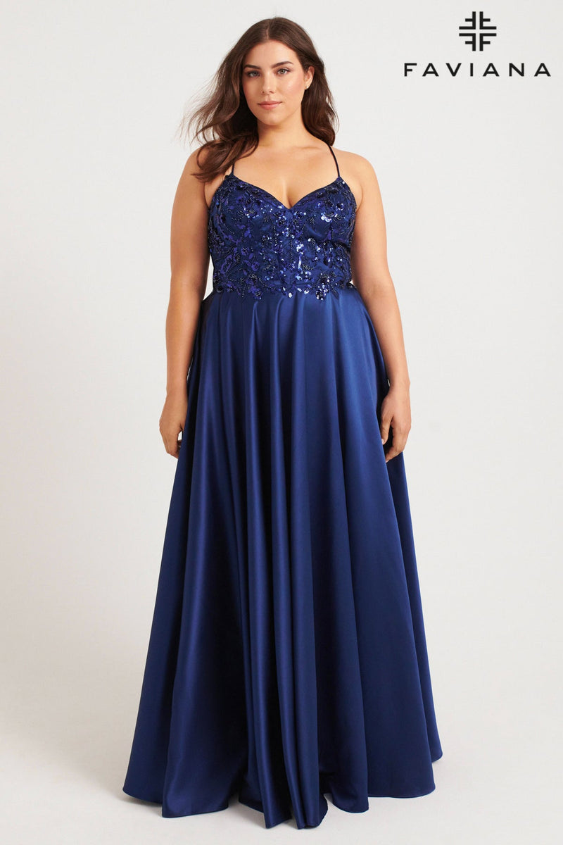 Faviana 9578_NAVY_FRONT