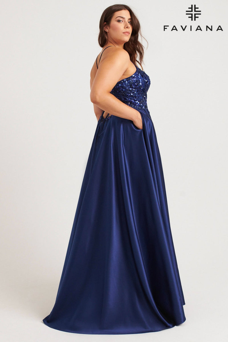 Faviana 9578_NAVY_SIDE