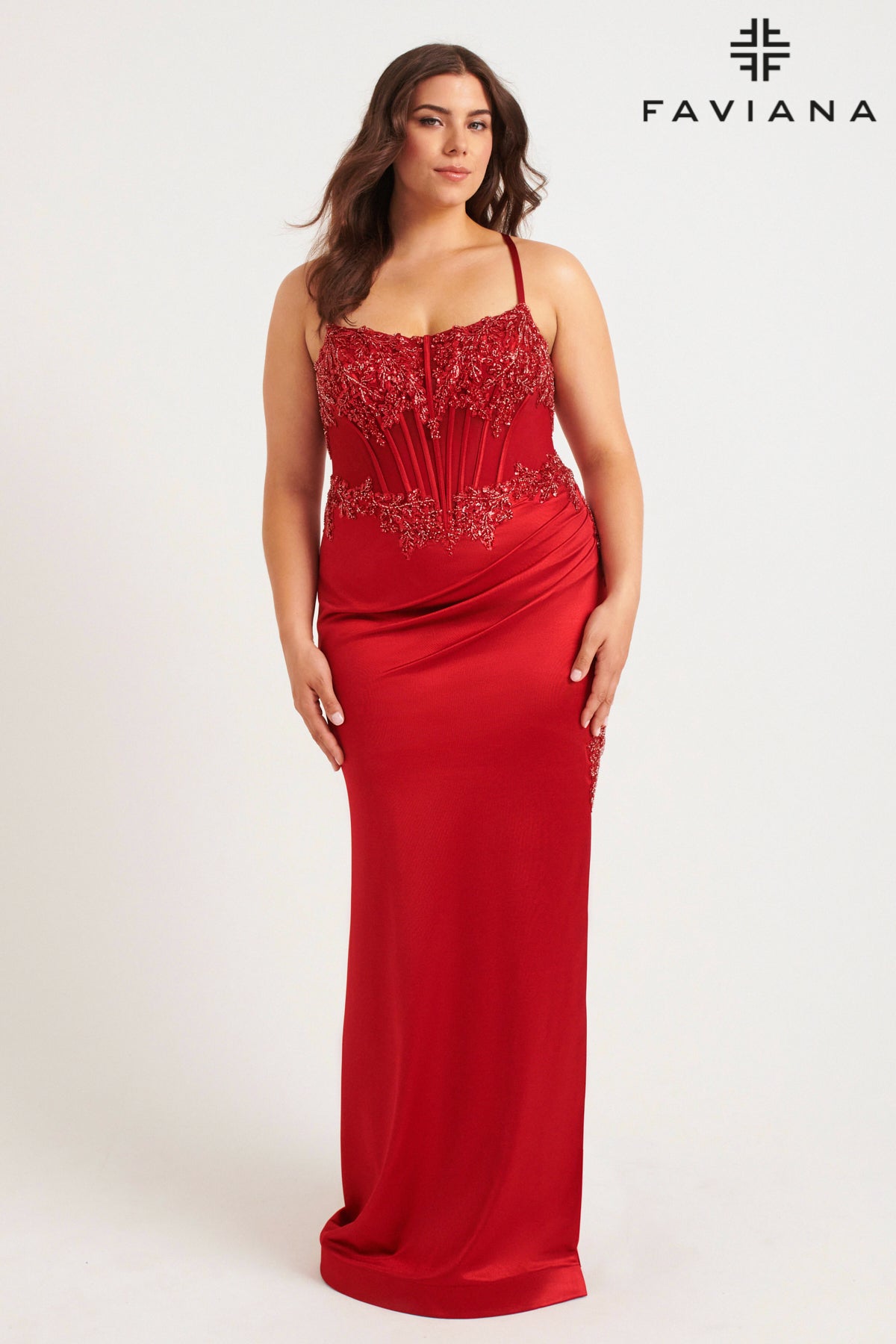 Faviana 9592_RED_FRONT