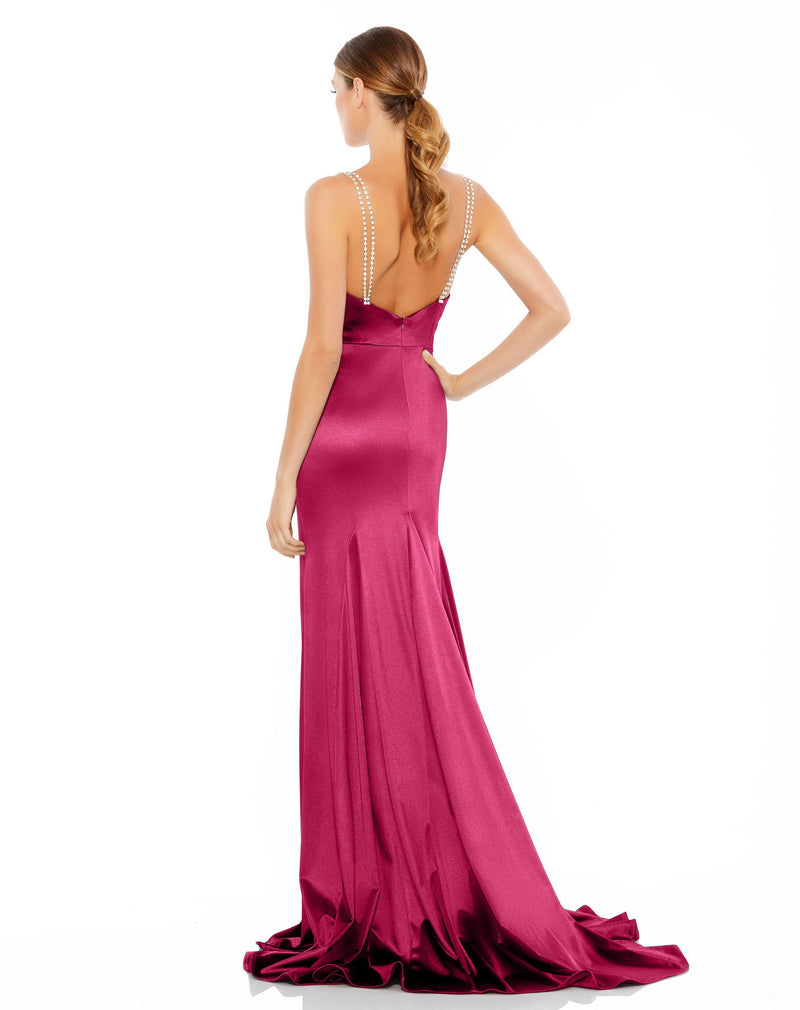 Mac Duggal A12428-HotPink-BK