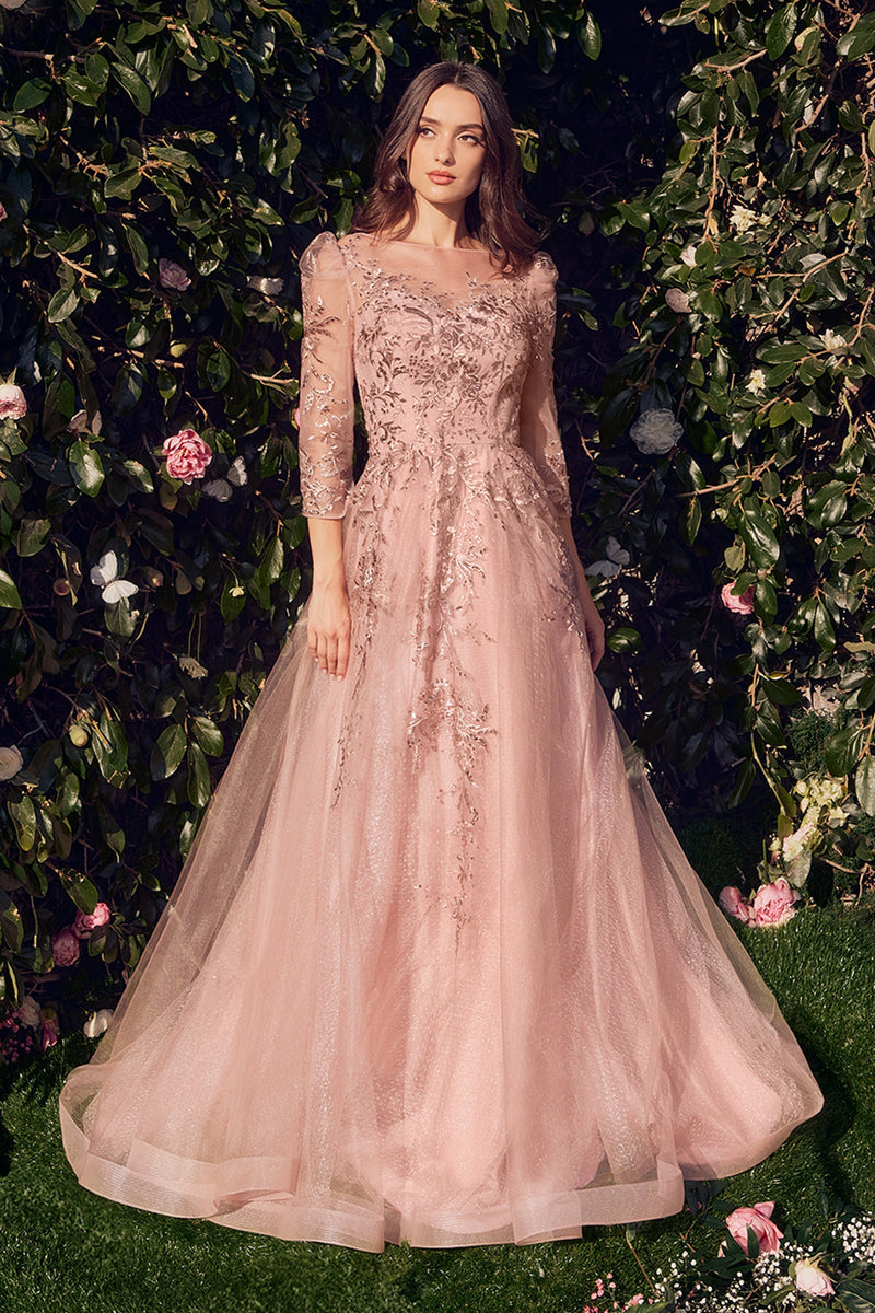 Andrea & Leo Couture A1352_DUSTYROSE