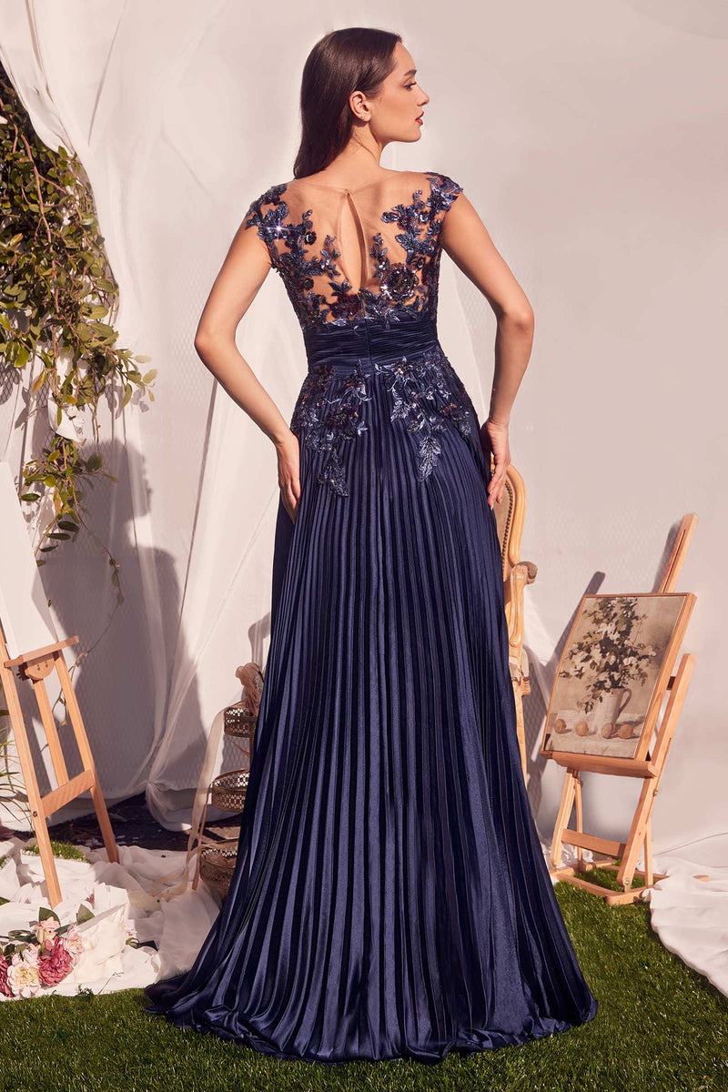 Andrea & Leo Couture A1355_NAVY_2