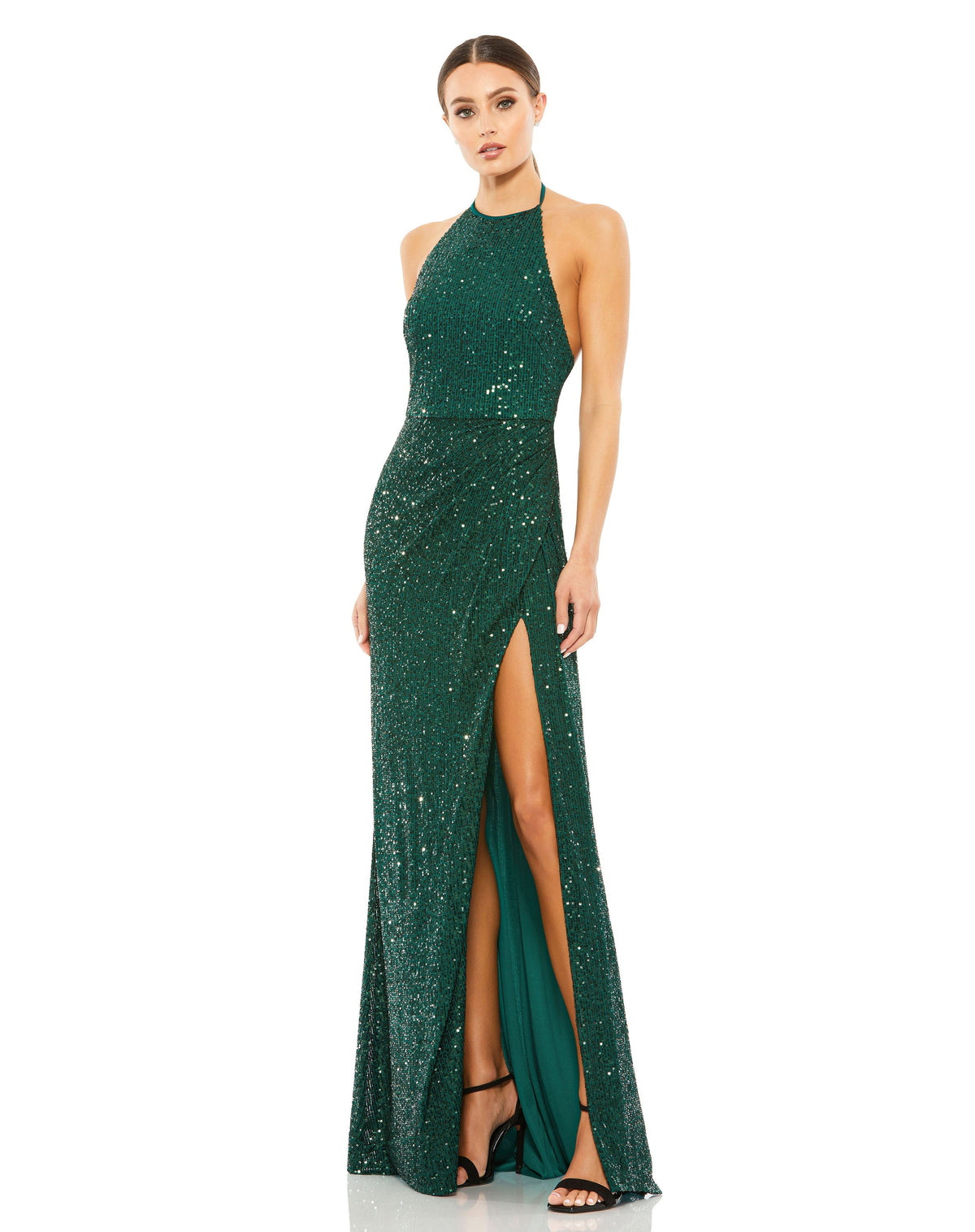 Mac Duggal A26622-BottleGreen-AB