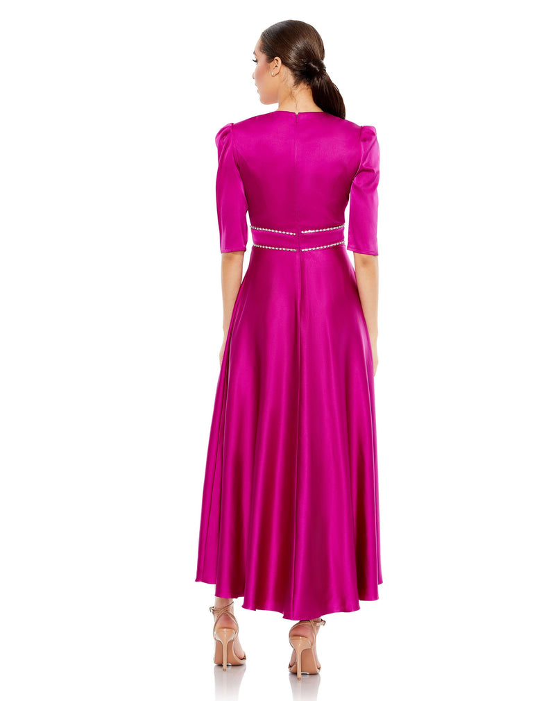 Mac Duggal A26923-Fuchsia-BK