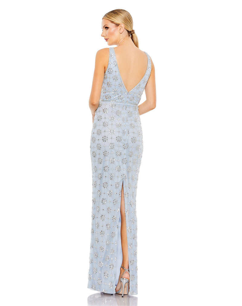 Mac Duggal A93744-PowderBlue-BK