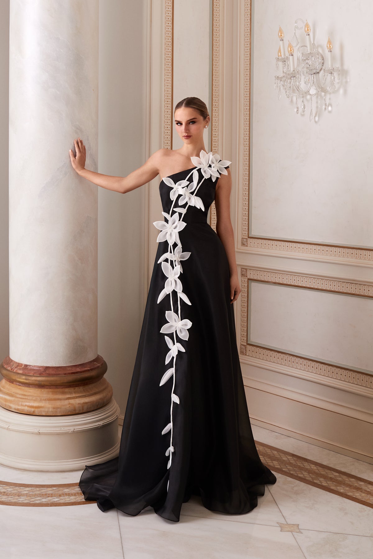 alexander formal dresses Alexander by Daymor 1550 Long Plated Formal Peplum Evening Dress