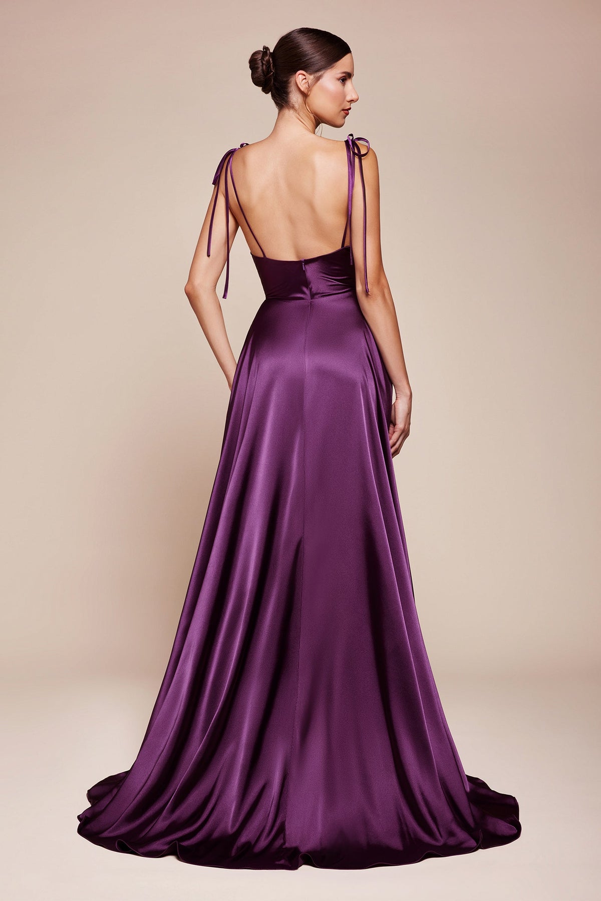 Ladivine by Cinderella Divine BD104_EGGPLANT_BACK