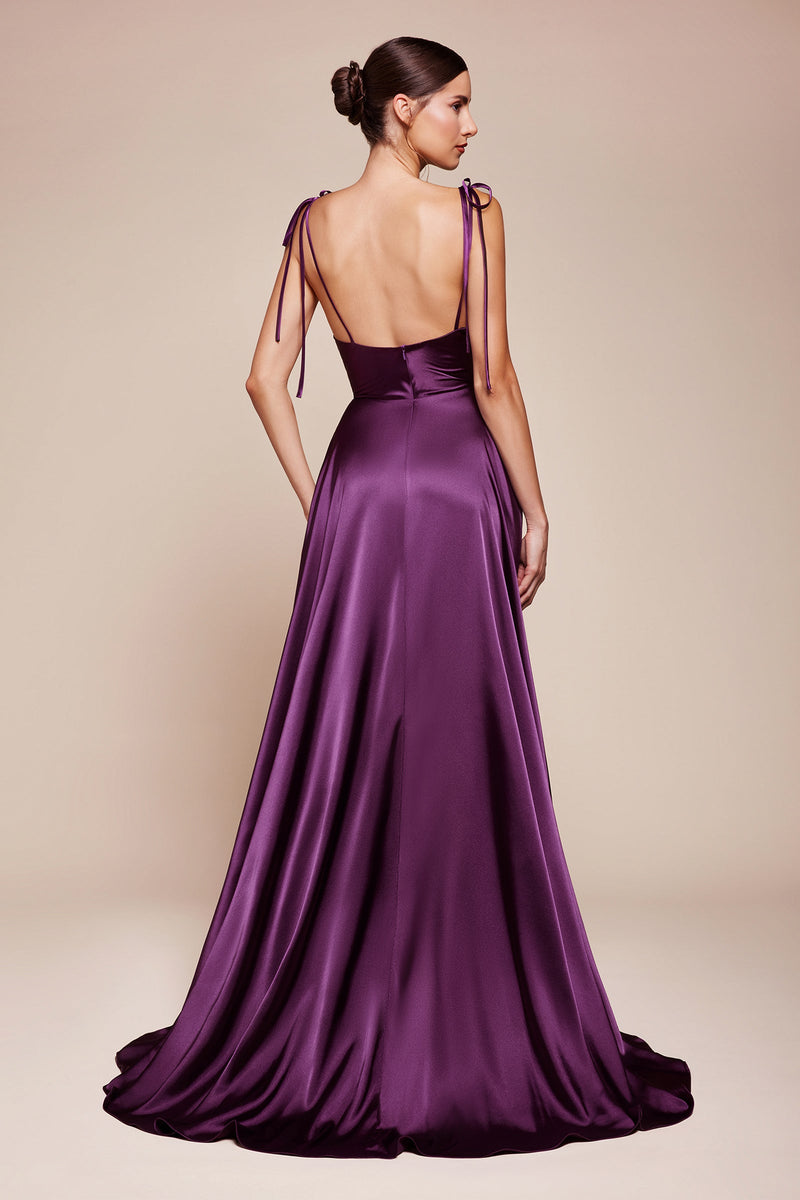 Ladivine by Cinderella Divine BD104_EGGPLANT_BACK