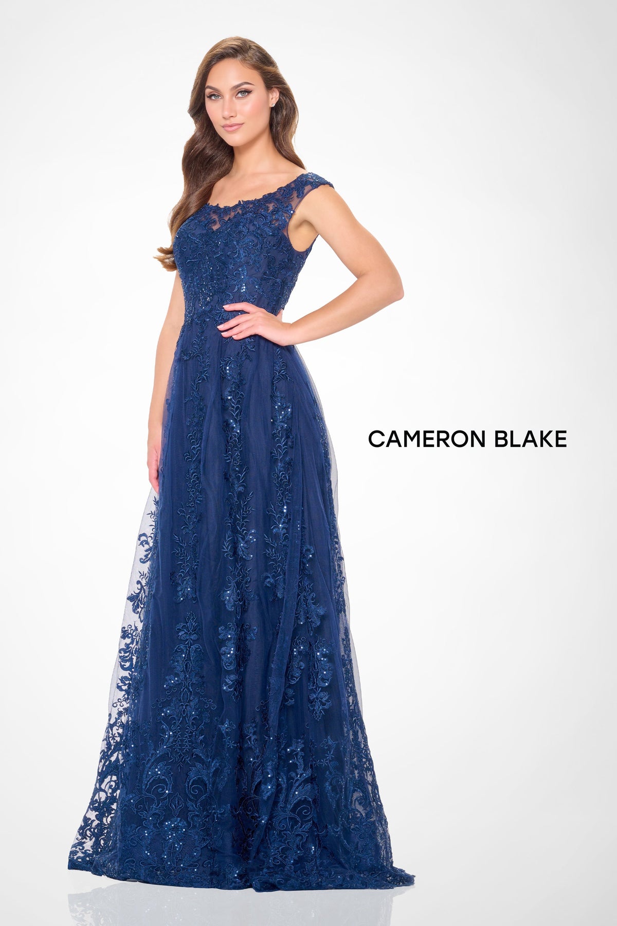 Cameron Blake CB3240_NAVY_BLUE_FRONT