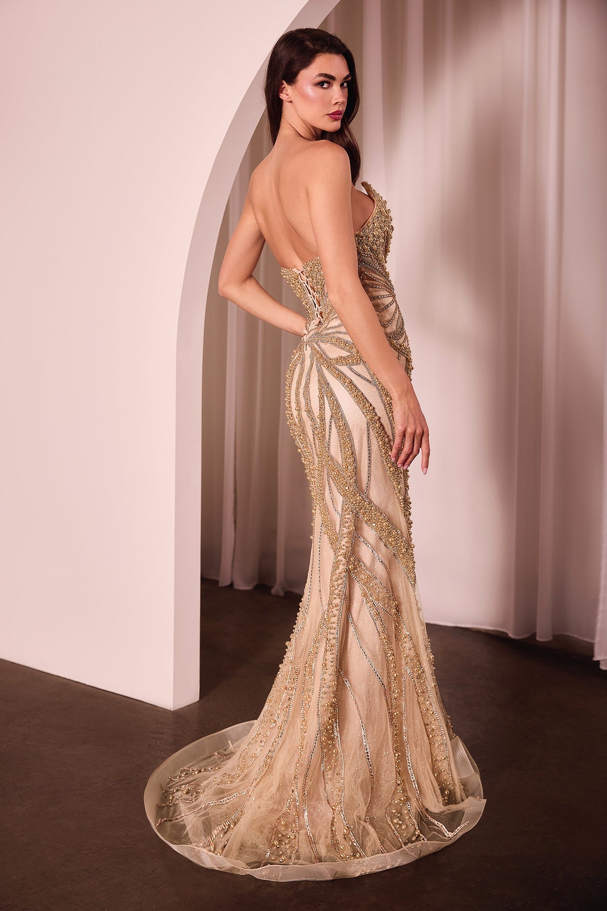 Ladivine by Cinderella Divine CC0688_GOLD_BACK