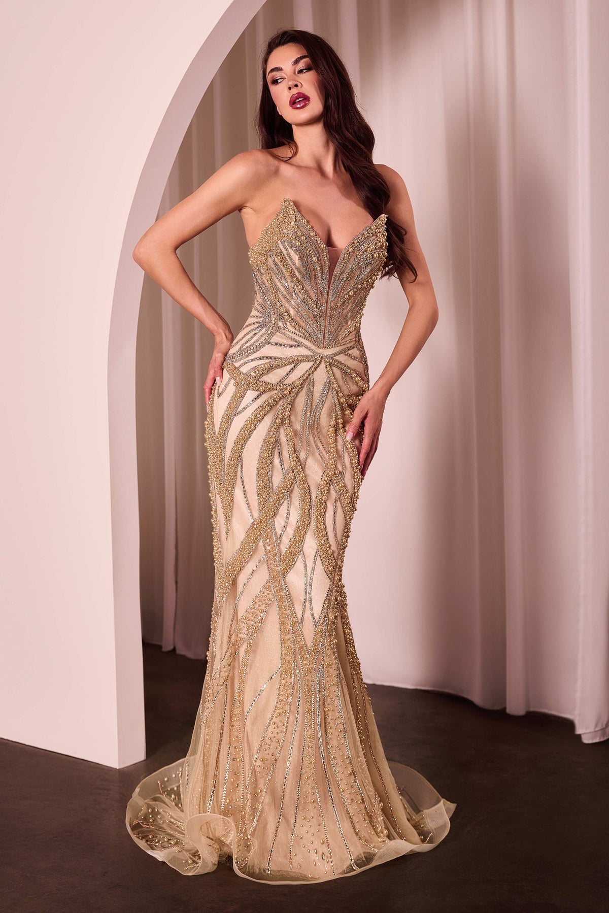 Ladivine by Cinderella Divine CC0688_GOLD_FRONT_revised