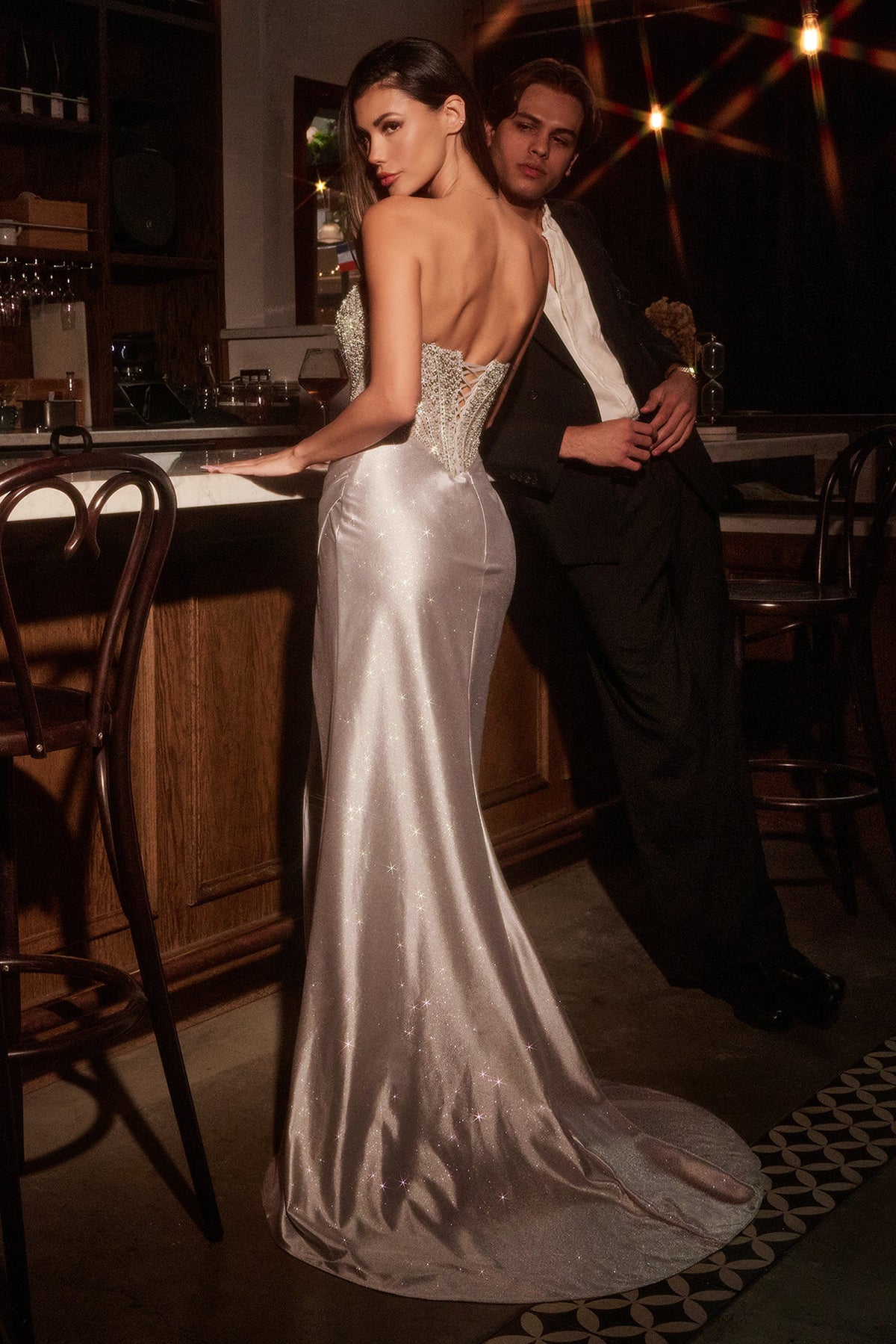 Ladivine by Cinderella Divine CC467_SILVER_BACK