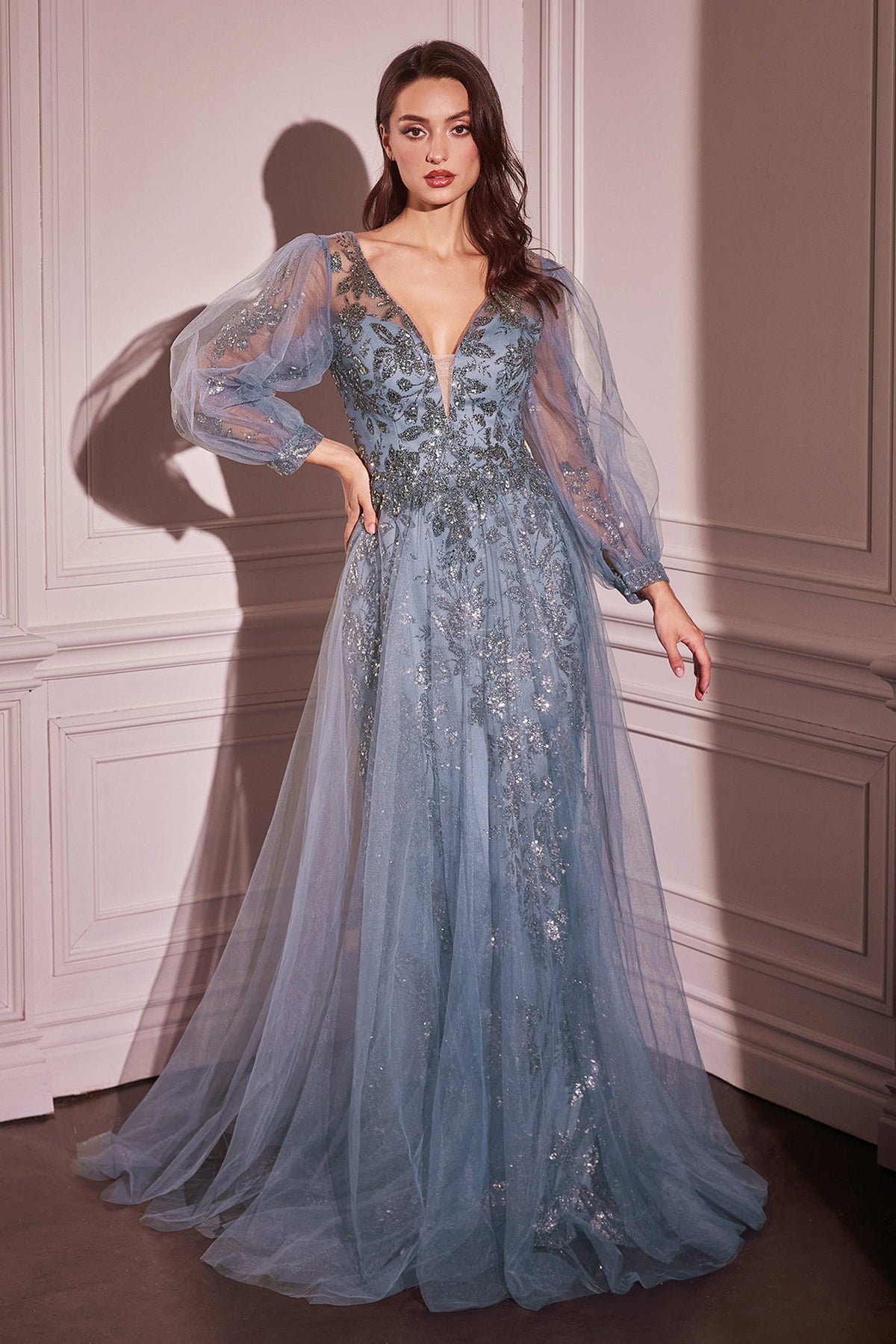 Ladivine by Cinderella Divine CD0102_SMOKY--BLUE_FRONT