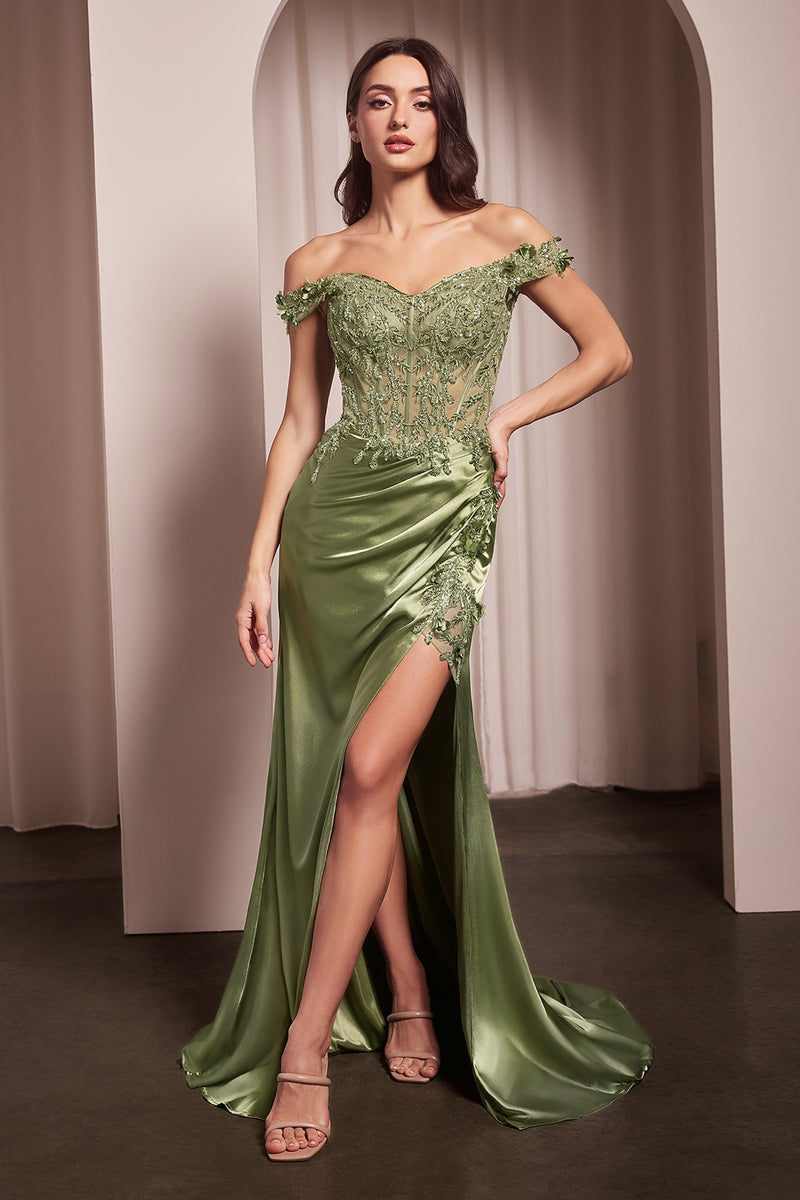 Ladivine by Cinderella Divine CD0186_GREENERY_front