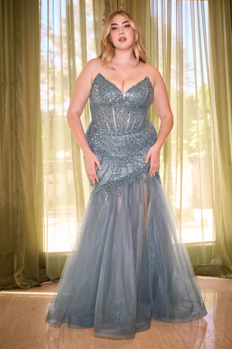 Ladivine by Cinderella Divine CD0214c_smokyblue