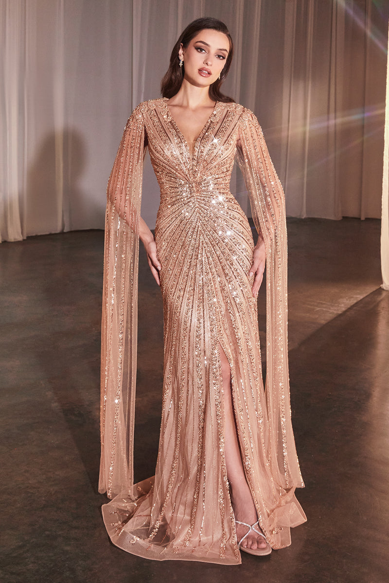 Ladivine by Cinderella Divine CD0239_MOCHA--GOLD_FRONT