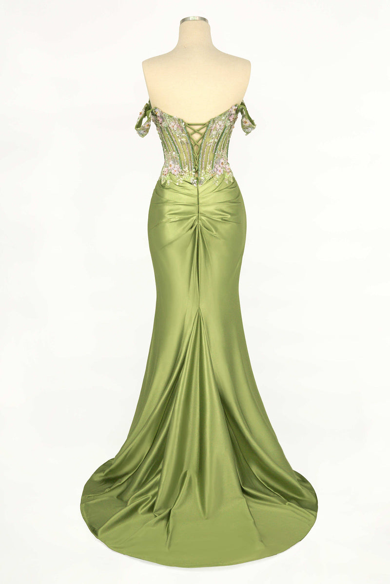 Ladivine by Cinderella Divine CD745_Greenery_back