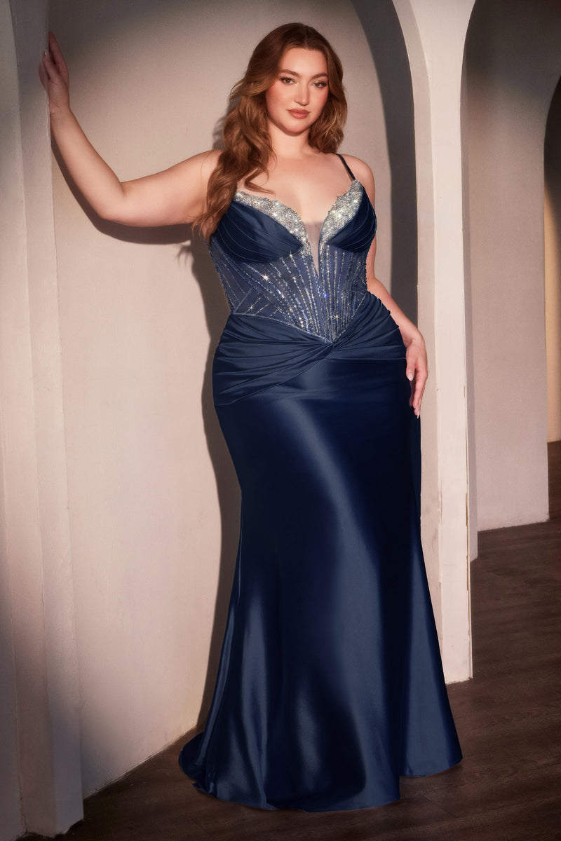 Ladivine by Cinderella Divine CD752C_NAVY_FRONT