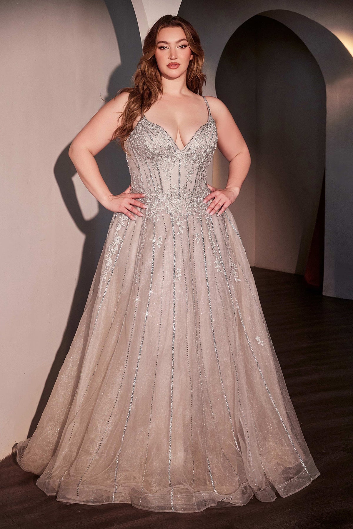 Ladivine by Cinderella Divine CD786C_SILVER_FRONT