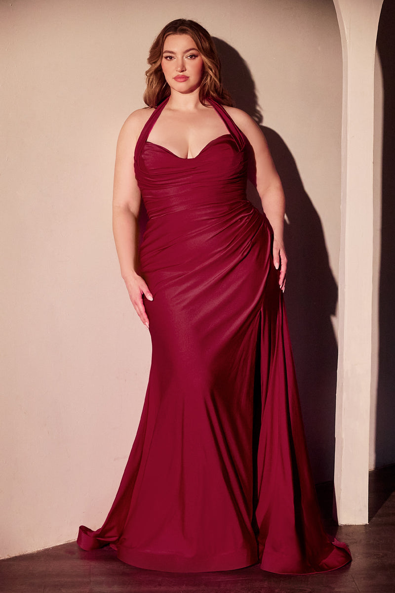 Ladivine by Cinderella Divine CD796C_BURGUNDY_FRONT