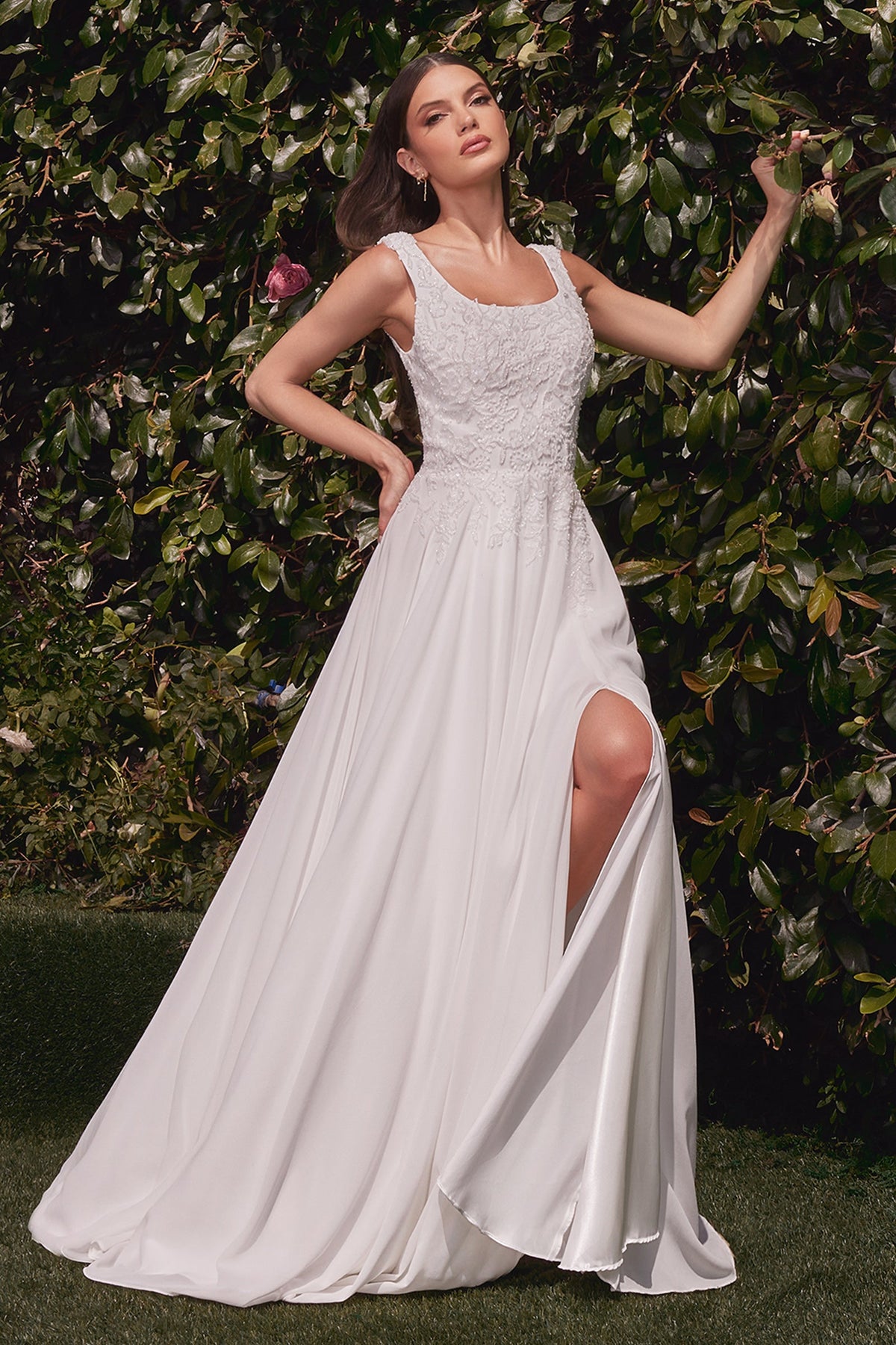 Ladivine by Cinderella Divine CDS503W_OFF-WHITE_3