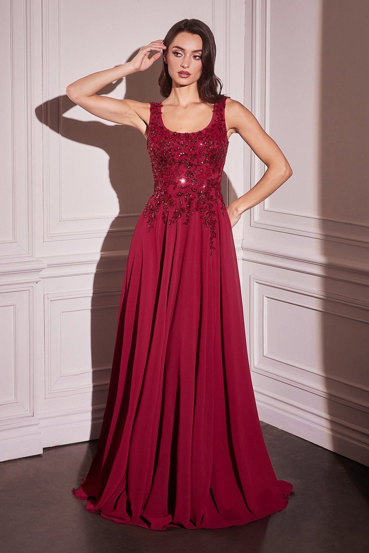 Ladivine by Cinderella Divine CDS503_BURGUNDY_1