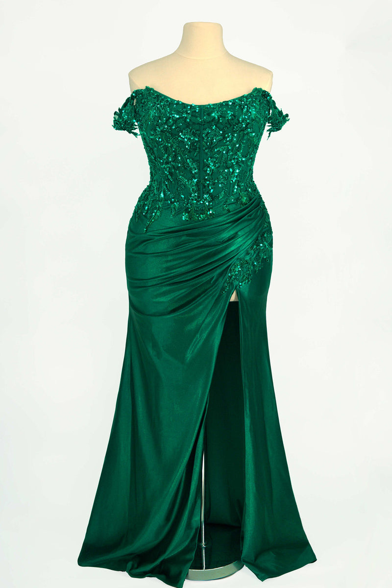 Ladivine by Cinderella Divine CDS537C_EMERALD_FRONT