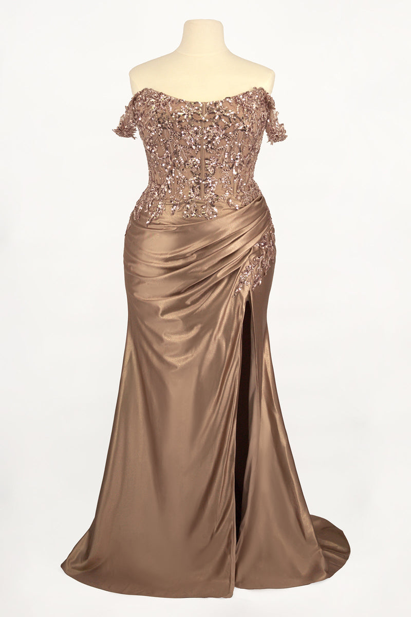 Ladivine by Cinderella Divine CDS537C_Mocha-Gold_front