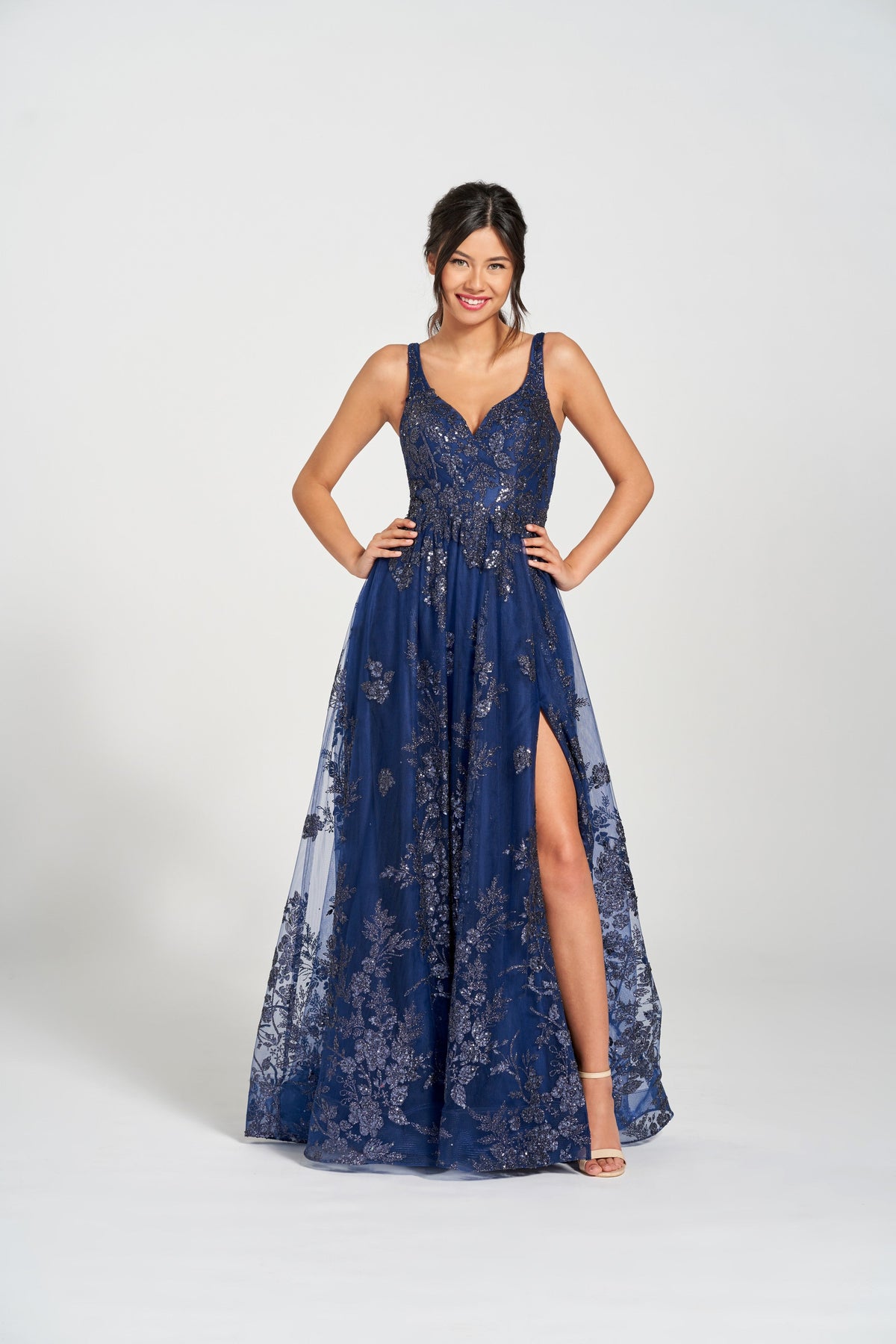 Colette by Daphne CL12215_NAVY_BLUE_FRONT