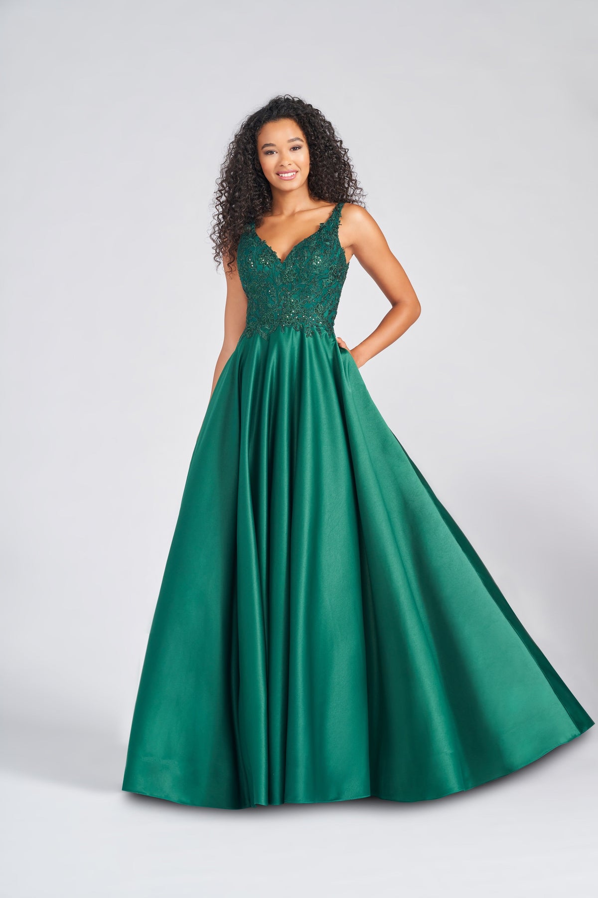 Colette by Daphne CL12271_EMERALD_FRONT