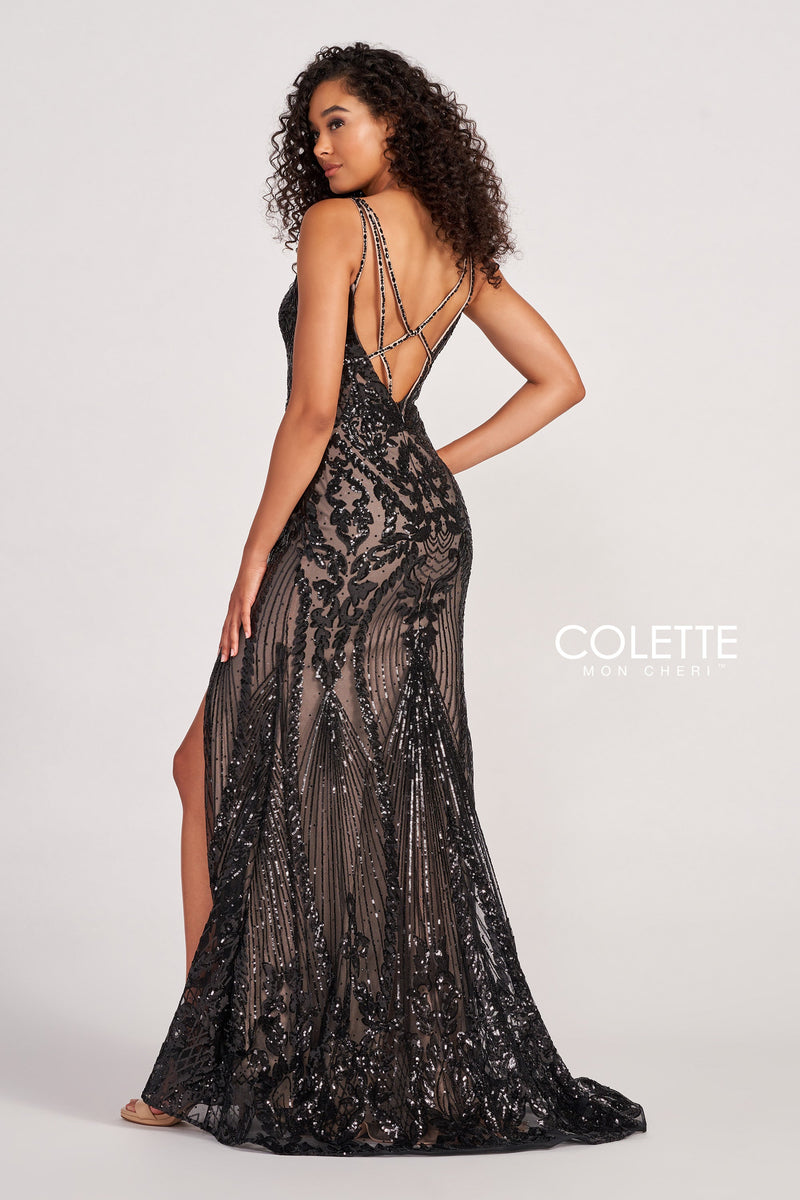 Colette by Daphne CL2035-black-nude-b