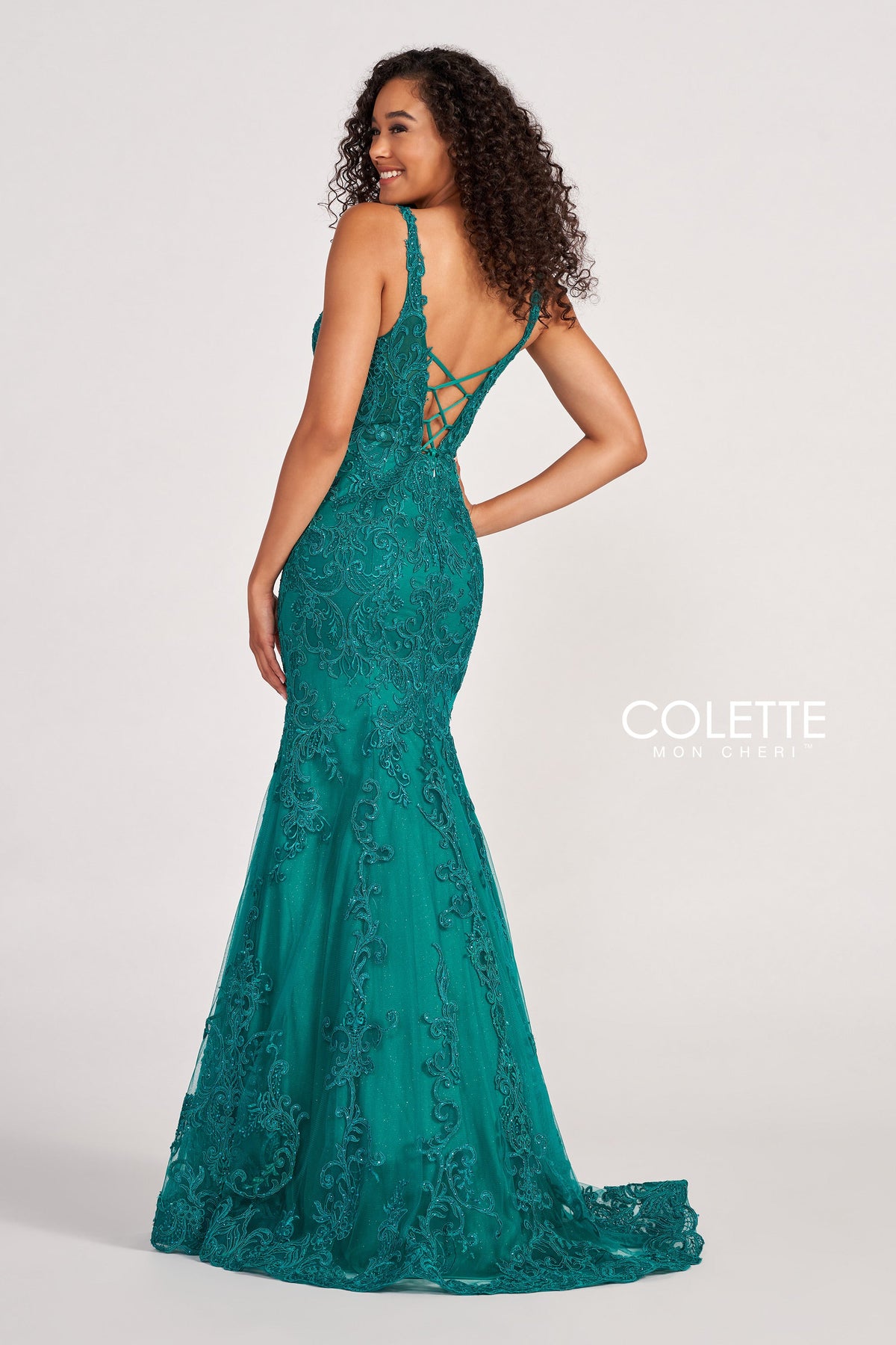 Colette by Daphne CL2036-emerald-b