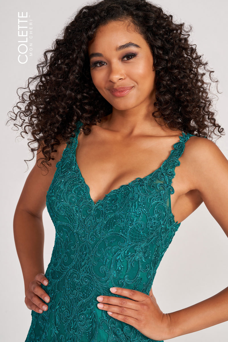 Colette by Daphne CL2036-emerald-f-c